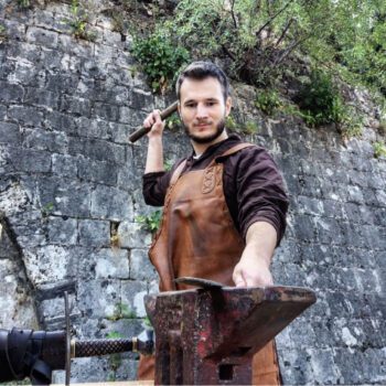 Craftsmen of old city Kotor Montenegro: Weapon Smiths